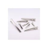 İnDerin Metal Pens Toka Timsah Toka 4.1 cm 10 Adet, Gümüş 4.1 cm