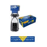 Indestructible L30 Lantern & Longlife Power Alkalin Aa Kalem Pil 12 Adet - Siyah