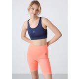 İndigo Çapraz Sırt Detaylı Slim Fit U Yaka Pedli Kadın Spor Büstiyer - 97121