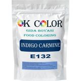 Indigo Carmine E132 Indigo Karmin Koyu Mavi Toz Gıda Boyası 250 gr