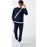 İndigo Casual O Yaka Lastik Paça Pamuklu Erkek Oversize Eşofman Takımı - 85120