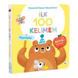 İndigo Çocuk Ilk 100 Kelimem – Hayvanlar (Pencereli Dokun-Hisset)