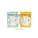 İndigo Çocuk Küçük Dahiler Etkinliklerle Matematik 5-6 yaş (2 Kitap), CAPRİCE TÜKENMEZ KALEM HEDİYELİ