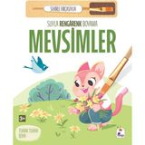 İndigo Çocuk Suyla Rengarenk Boyama Mevsimler 3-5 Yaş Kolektif Yazarlı Eğlenceli Kitap (Sihirli Fırçasıyla)