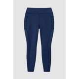Indigo Esnek Standart Fit Performans Battal Büyük Beden Kadın Tayt - 94652 - 3XL - İndigo