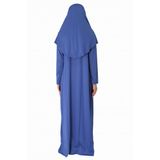 Indıgo Fermuarlı Namaz Elbısesı