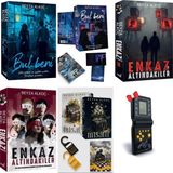 İndigo Kitap Beyza Alkoç 5 Kitap, Bul Beni (2 Kitap), Enkaz Altındakiler (2 Kitap), Misafir, Brick Game Tetris Hediyeli