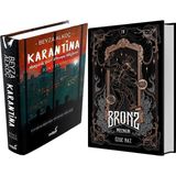 İndigo Kitap Bronz 4 Mecnun Ciltli ve Karantina 2 Ciltli Beyza Alkoç 2li Set