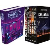 İndigo Kitap Daire 7 Ciltli ve Karantina Serisi Seti-5 Kitap Takım- Ciltli Kutulu (Beyza Alkoç) 2'li Set