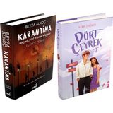 İndigo Kitap Dört Çeyrek 2 Ciltli ve Karantina 3 Ciltli Beyza Alkoç 2li Set