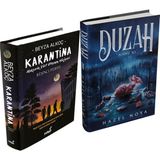 İndigo Kitap Duzah 2 Sonsuz Acı Ciltli ve Karantina 5 Ciltli Beyza Alkoç 2li Set + Hediyeli