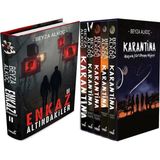 İndigo Kitap Enkaz Altındakiler 2 Ciltli ve Karantina Serisi Seti-5 Kitap Takım- Ciltli Kutulu (Beyza Alkoç) 2'li Set