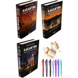 İndigo Kitap İndigo Karantina 3 - Karantina 4 ve Karantina 5 Ciltli Beyza Alkoç 2li Set + Econ Kalem Hediyeli