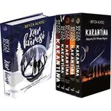 İndigo Kitap Kar Küresi Ciltli ve Karantina Serisi Seti-5 Kitap Takım- Ciltli Kutulu (Beyza Alkoç) 2'li Set
