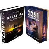 İndigo Kitap Karantina 1 Ciltli ve 3391 Km Film Özel Baskı Ciltli (Beyza Alkoç) 2'li Set
