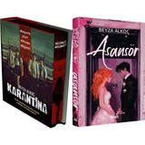 İndigo Kitap Karantina 1. Perde Film Özel Baskı Ciltli ve Asansör Ciltli (Beyza Alkoç) 2'li Set