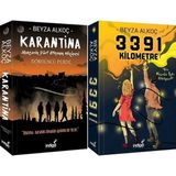 İndigo Kitap Karantina 4 Karton Kapak ve 3391 Kilometre Karton Kapak (Beyza Alkoç) 2'li Set