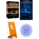 İndigo Kitap Karantina Dördüncü Perde-Mahşerin Dört Atlısını... - Beyza Alkoç + Kuzey Işıklarının Şarkısı + Telefon Tutucu