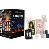 İndigo Kitap Karantina Serisi Seti-5 Kitap Takım- Ciltli Kutulu ve Ben Ölmeden Önce Kutulu Set Ciltli