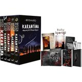 İndigo Kitap Karantina Serisi Seti-5 Kitap Takım- Ciltli Kutulu ve Bıçak Sırtı 1 Hükümdar Hediyeli Kutu
