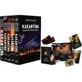 İndigo Kitap Karantina Serisi Seti-5 Kitap Takım- Ciltli Kutulu ve Bülbül Kapanı 1 Hediyeli Özel Kutu Ciltli