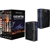 İndigo Kitap Karantina Serisi Seti-5 Kitap Takım- Ciltli Kutulu ve Kasırgaya Kanan Saka Ikili Kutu Ciltli