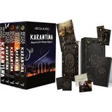 İndigo Kitap Karantina Serisi Seti-5 Kitap Takım- Ciltli Kutulu ve Katil Kalpler Şehri 1 Hediyeli Kutu