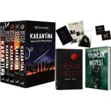 İndigo Kitap Karantina Serisi Seti-5 Kitap Takım- Ciltli Kutulu ve Oyuncak Müzesi Özel Kutulu Set Ciltli