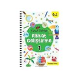 İndigo Kitap Küçük Dahiler Dikkat Geliştirme 1 (6+ Yaş): Pedagog Onaylı + Çocuklar Için Satranç Uygulama Kitabı + 5 Kitap Set