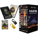 İndigo Kitap Misafir Ciltli ve Karantina Serisi Seti-5 Kitap Takım- Ciltli Kutulu (Beyza Alkoç) 2'li Set