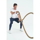 İndigo Logo Baskılı Yüksek Bel Slim Fit Aktif Spor Erkek Tayt - 84989