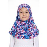 İndigo Pratik Hazır Geçmeli Genç Tesettür Bone Jakar Desenli Pileli Kendinden Boneli 2407_24