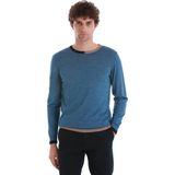 Indigo Regular Fit Jakarlı Bisiklet Yaka Yünlü Triko Kazak - İndigo - 3XL