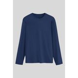 İndigo Standart Fit Basic O Yaka Uzun Kollu İnce Erkek T-Shirt - 87997