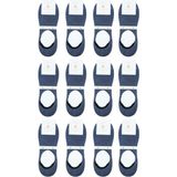 Indigo Ultra Lüks 12'li Görünmez Bambu Erkek Çorap CRP367 - 41 - 44 - İndigo