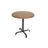 Indigo Yuvarlak Masa Çap 70Cm - (Werzalit, Wermodin Ve Allzalit Tabla) - Koyu Ahşap