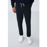 İndigo Yüzeyi Dokulu Standart Fit Erkek Eşofman Alt - 82155