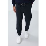 İndigo Yüzeyi Dokulu Standart Fit Erkek Eşofman Alt - 82156