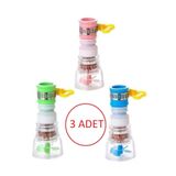 İNDİRİM PRO 3 Adet Oynar Başlıklı Pervaneli Taşlı Musluk Başlığı