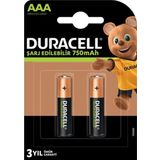 İndirim Xpress DURACELL HR03/DC2400 İNCE 750 MA ŞARJLI AAA 2Lİ PİL (81)