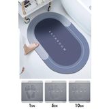 İndirimKap Diatomit 3.5 Mm Kauçuk Kaymaz Taban Süper Emici Abdest Banyo Paspası Diyatom Paspas 40x60 Cm