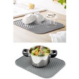 İndirimKap Silikon Bulaşık Kurutma Matı Tepsisi Mutfak Altlığı ( 34,5x26,5 Cm )
