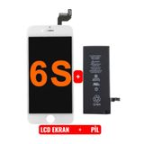 indirimplus Apple iPhone 6S LCD Ekran Ve Batarya Set Beyaz Renk iPhone 6S Ekran
