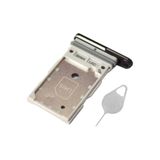 indirimplus Samsung Galaxy S23 Ultra Sim Kart Tepsisi Çift Yedek S23 Ultra Sim Kart Yuvası Tutucu Siyah Renk