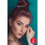 indirimsepeti Metal Pens Saç Toka Klip Saç Tokası Renkli Düz Siyah Büyük Boy 12 cm 2 Adet Siyah