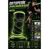 indirimsevinci Ortopedik Ayarlanabilir Dizlik, Diz Koruyucu Set Desteği, Sporcu Dizliği