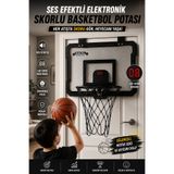 indirimsevinci Ses Efektli Elektronik Skorlu Basketbol Potası LED Skor Göstergeli Basketbol Seti
