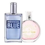 Individual Blue Erkek Parfüm ve Wish Of Love Kadın Parfüm Paketi - 20 lt