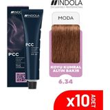 İndola Indola Pcc 6.34 Koyu Kumral Altın Bakır 60ML Saç BOYASI-10LU