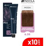 İndola Indola Pcc 6.35 Koyu Kumral Altın Mahagoni 60ML Saç BOYASI-10LU